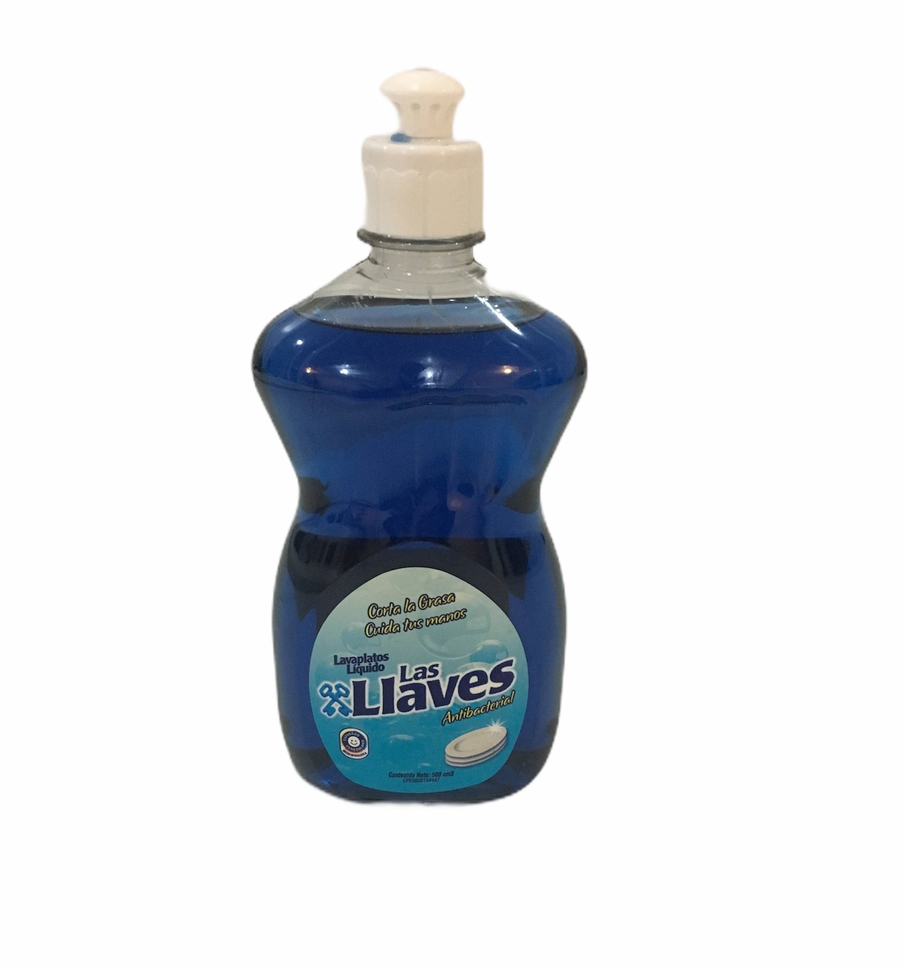 Lavaplatos Liquido Las Llaves Antibacterial 500 ml