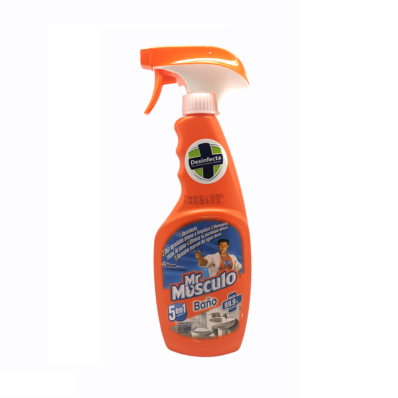 Limpiador Antigrasa Mr. Músculo Baño C/P 500ml