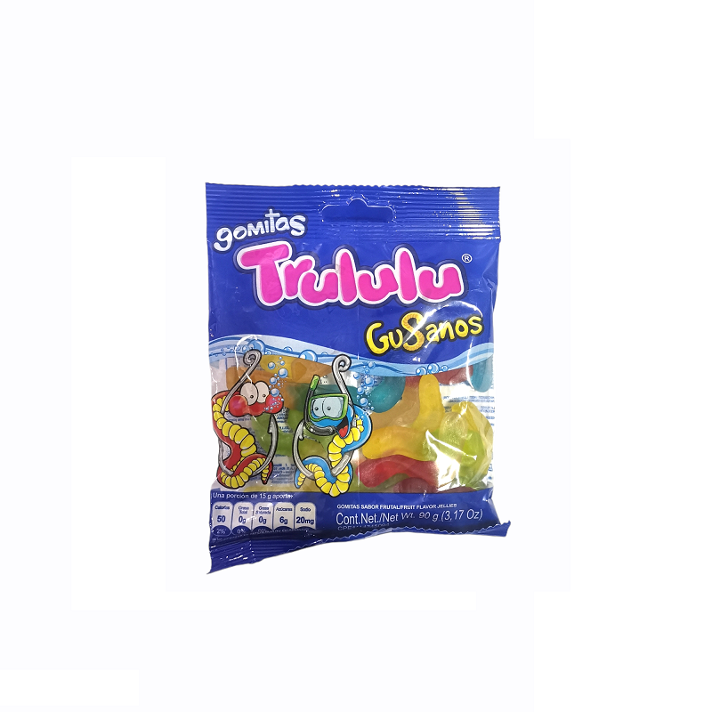 Gomitas Trululu Gusanos 90gr