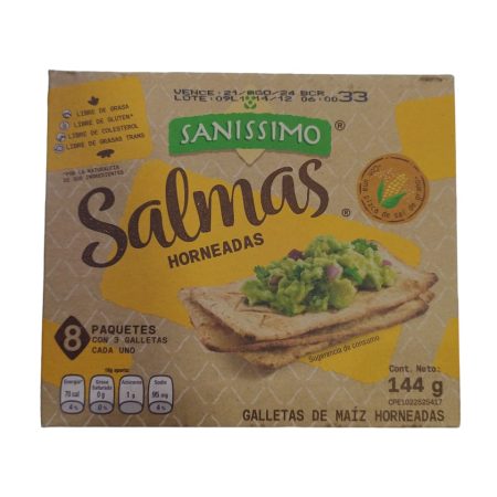 Galletas de Maíz Horneadas SALMAS 144gr